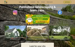 Landscaping company website